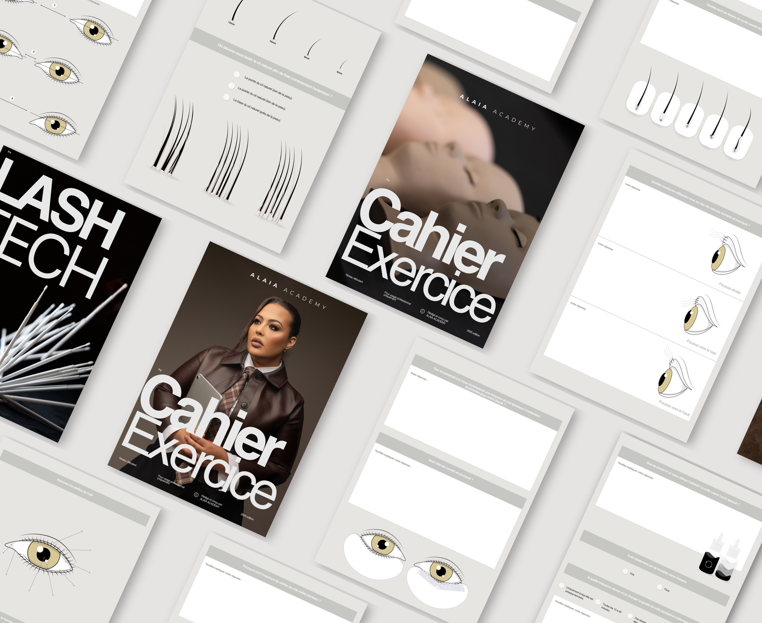 Cahier d’exercices : Lash Tech (Format imprimé)