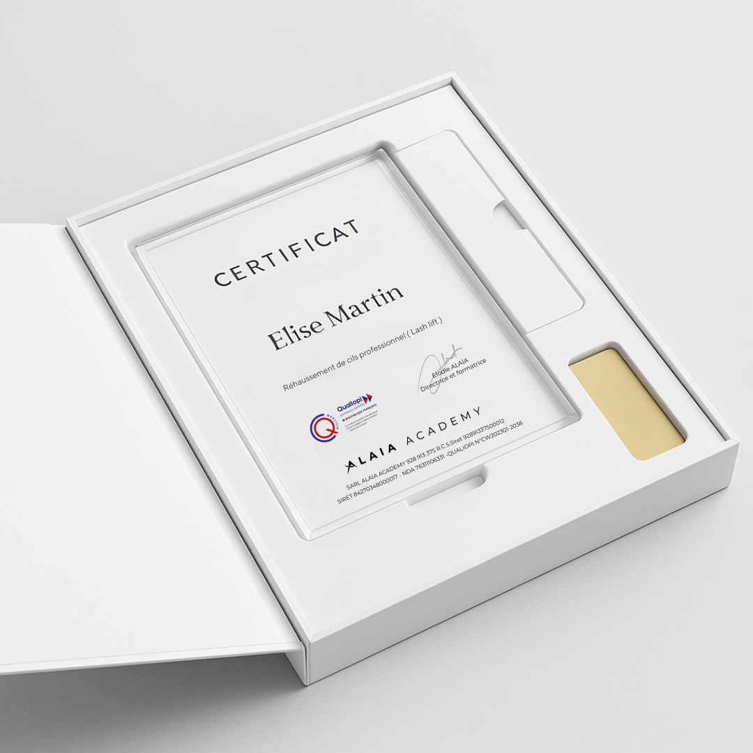 Certificat Acrylique – Réservé aux élèves