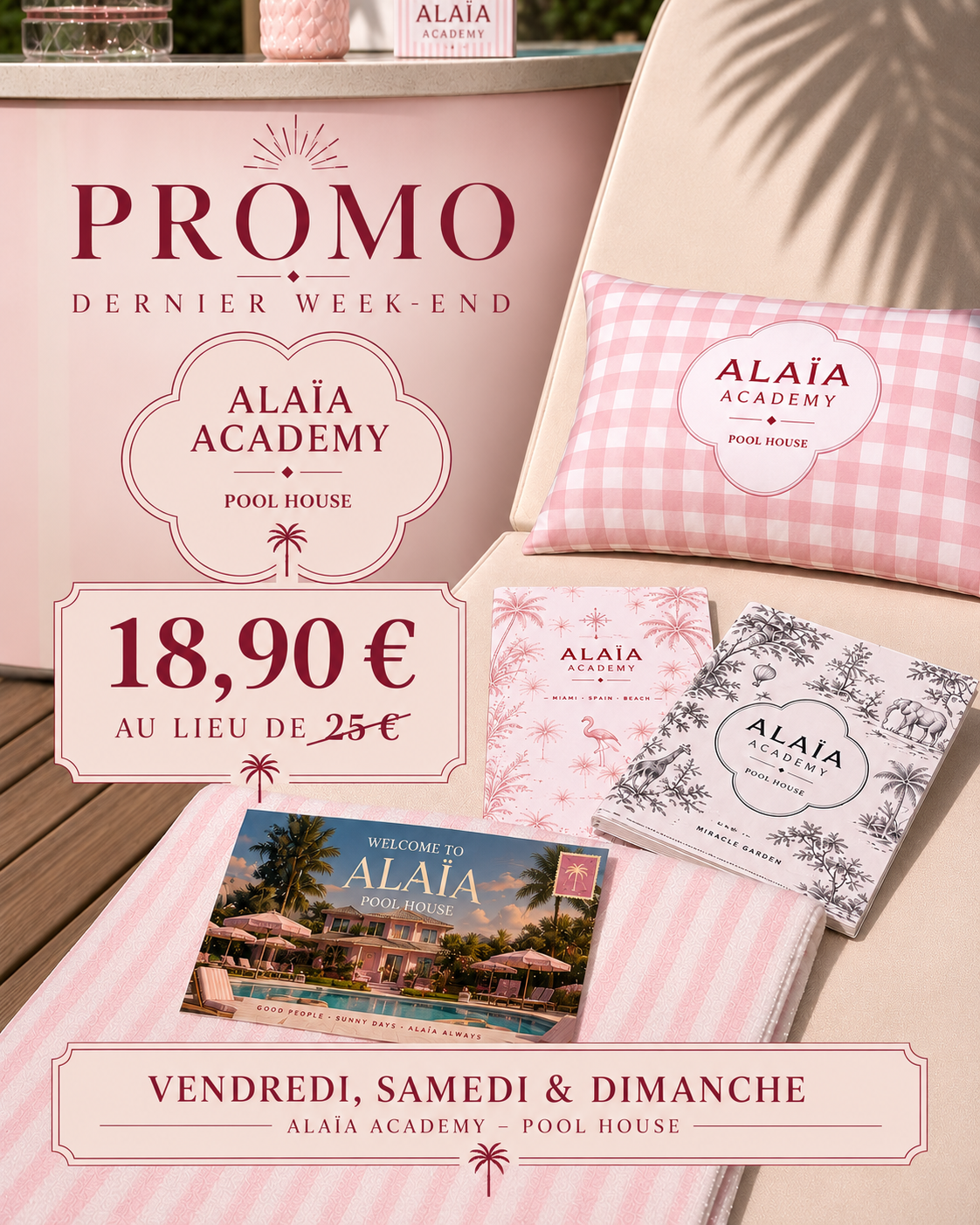 ALAÏA Pool House — Vendredi 11 Septembre • Réservation 2h