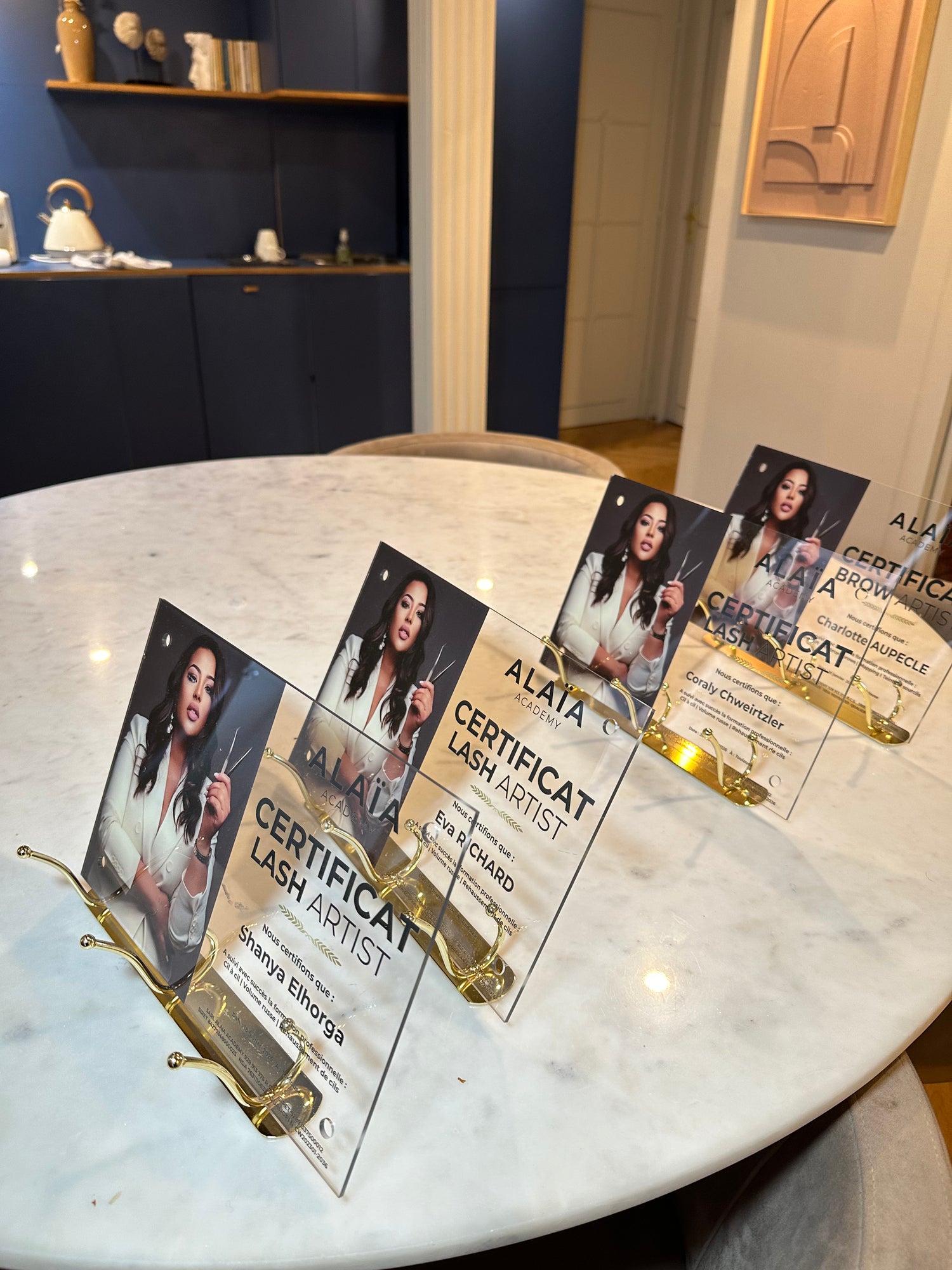 Certificat Acrylique  – Réservé aux élèves