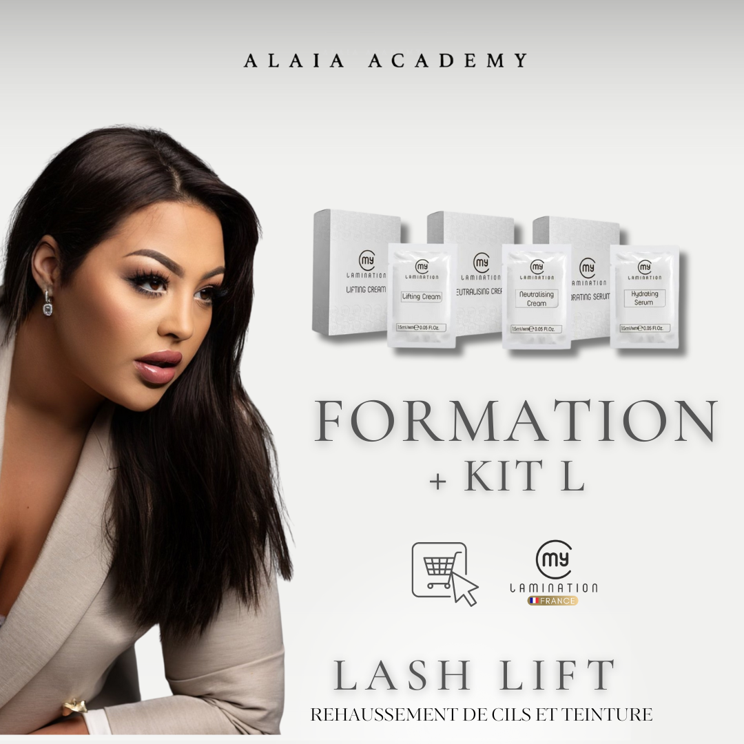 Formation en ligne et kit l: Rehaussement de cils