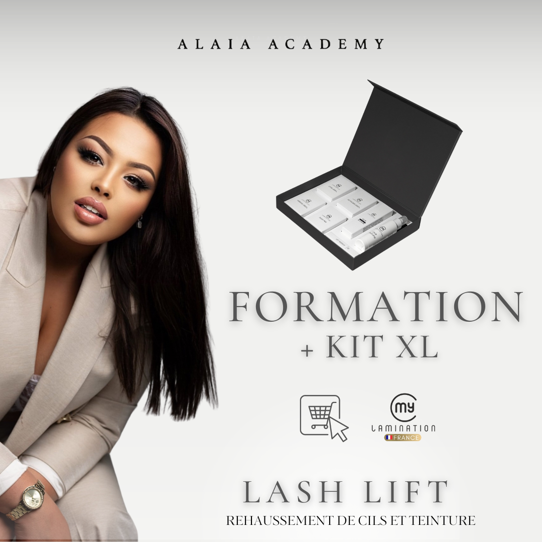 Formation en ligne et kit xl : Rehaussement de cils