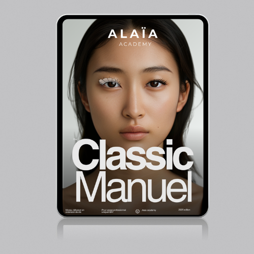 Manuel de formation extension de cils - format imprimé